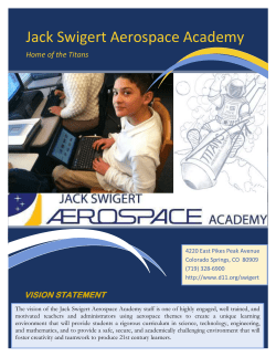 Jack Swigert Aerospace Academy Home of the Titans