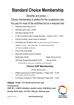 Standard Choice Membership