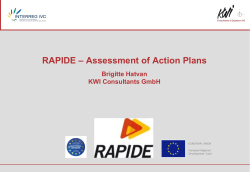 Assessment of Action Plans