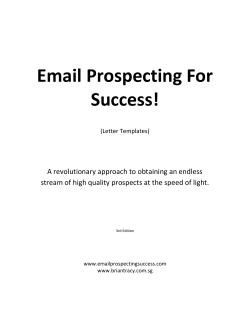 Dear [NAME] - A revolutionary approach to obtaining an endless