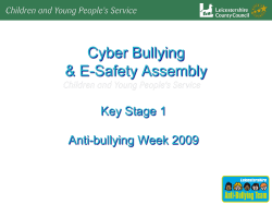 Cyber Bullying, what would you do?