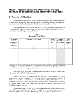 annex 8 - World Trade Organization