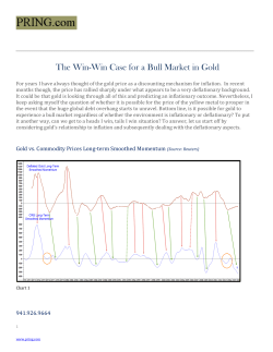 The Win-Win Case for a Bull Market in Gold
