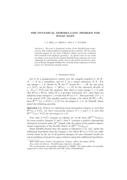 THE DYNAMICAL MORDELL-LANG PROBLEM FOR