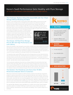 Kareo`s SaaS Performance Gets Healthy with Pure Storage