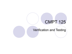 cmpt125verification