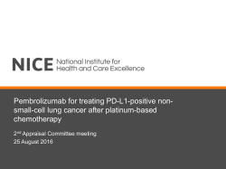 Pembrolizumab for treating PD-L1-positive non- small-cell