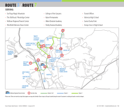 ROUTE 3 / ROUTE 7 - City of Santa Clarita Transit