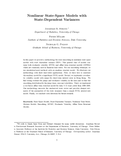 Nonlinear State-Space Models with State