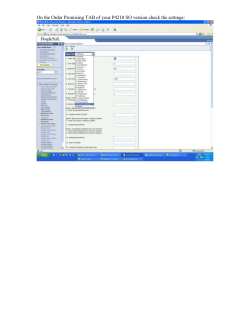On the Order Promising TAB of your P4210 SO version