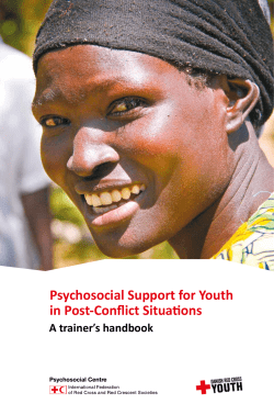 Psychosocial Support for Youth in Post-Conflict Situations