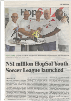 N$f milionHopSolYouth - HopSol Youth Soccer League