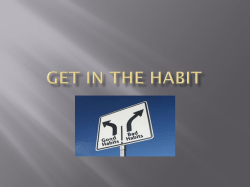 Get in the Habit