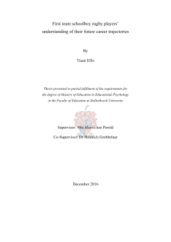 FINAL Ellis, T. First team schoolboy rugby players