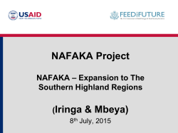 Expansion to The Southern Highland Regions