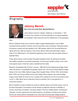 Full Biography - Keppler Speakers