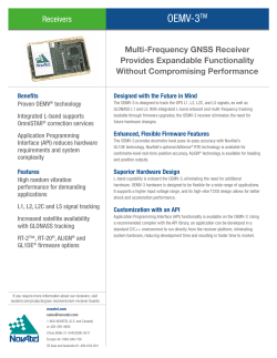 OEMV-3 Product Sheet