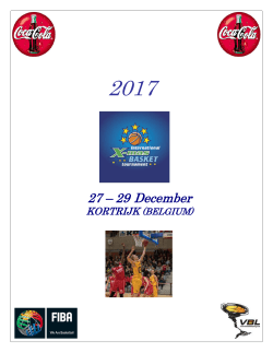 Belgium - X-Mas tournament