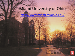 Miami University of Ohio
