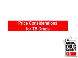 Global TB Drug Facility