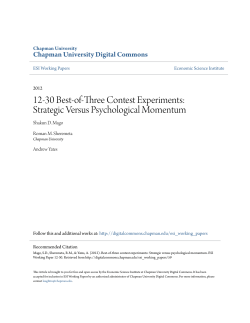 12-30 Best-of-Three Contest Experiments: Strategic Versus