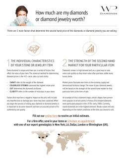 How much are my diamonds or diamond jewelry