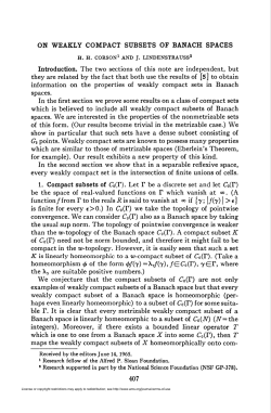 on weakly compact subsets of banach spaces