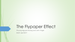 The Flypaper Effect