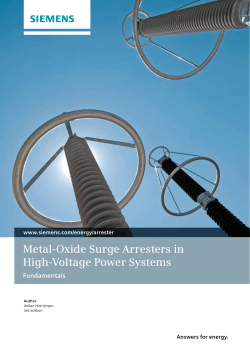 Metal-Oxide Surge Arresters in High-Voltage Power
