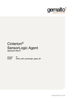 SensorLogic Agent User Guide