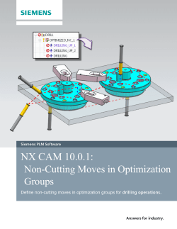 NX CAM 10.0.1 - Siemens PLM Community