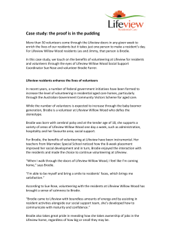 Case study: the proof is in the pudding