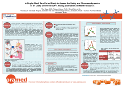 A Single-Blind, Two-Period Study to Assess the Safety and