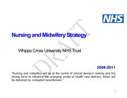 4. Nursing and Midwifery strategy
