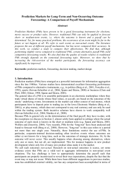 Prediction Markets for Long-Term and Non