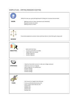 sample plan - Bright Hub