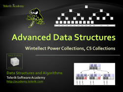 Advanced Data Structures