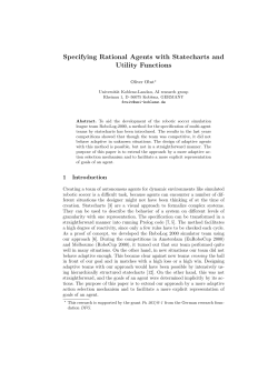 Specifying Rational Agents with Statecharts and