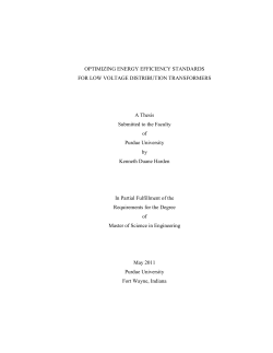 OPTIMIZING ENERGY EFFICIENCY STANDARDS FOR
