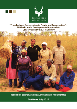 From Fortress Conservation to People and Conservation