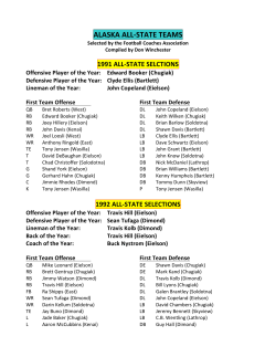 alaska all-state teams - Alaska School Activities Association