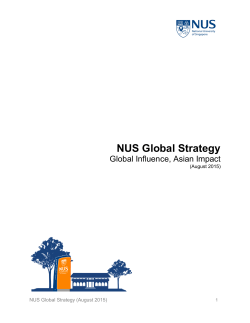 NUS Global Strategy
