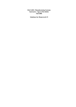 Chapter 1 - Georgia Tech ISyE