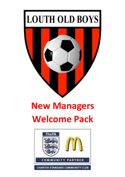 New Managers Welcome Pack