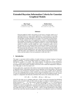 Extended Bayesian Information Criteria for Gaussian Graphical