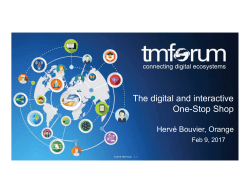 The digital and interactive One-Stop Shop