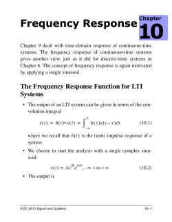 Frequency Response