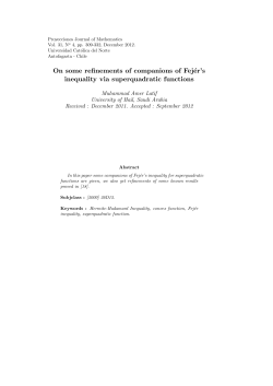 On some refinements of companions of Fej&eacute;r`s inequality
