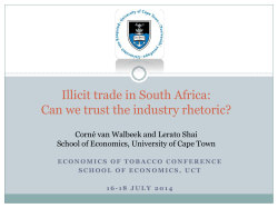 Historical development of taxes and excises on alcohol in South Africa