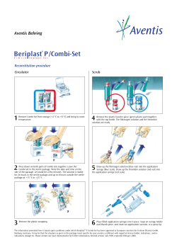 Beriplast® P - CSL Surgery.com